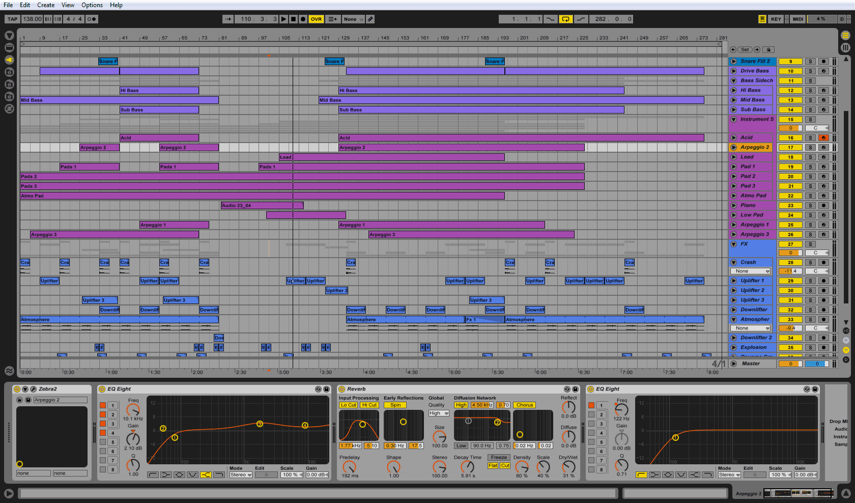 ableton templates screen