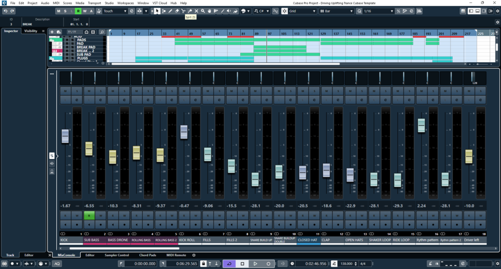 mixing-trance-in-cubase